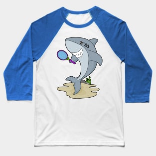 Shark Tennis player Tennis Baseball T-Shirt